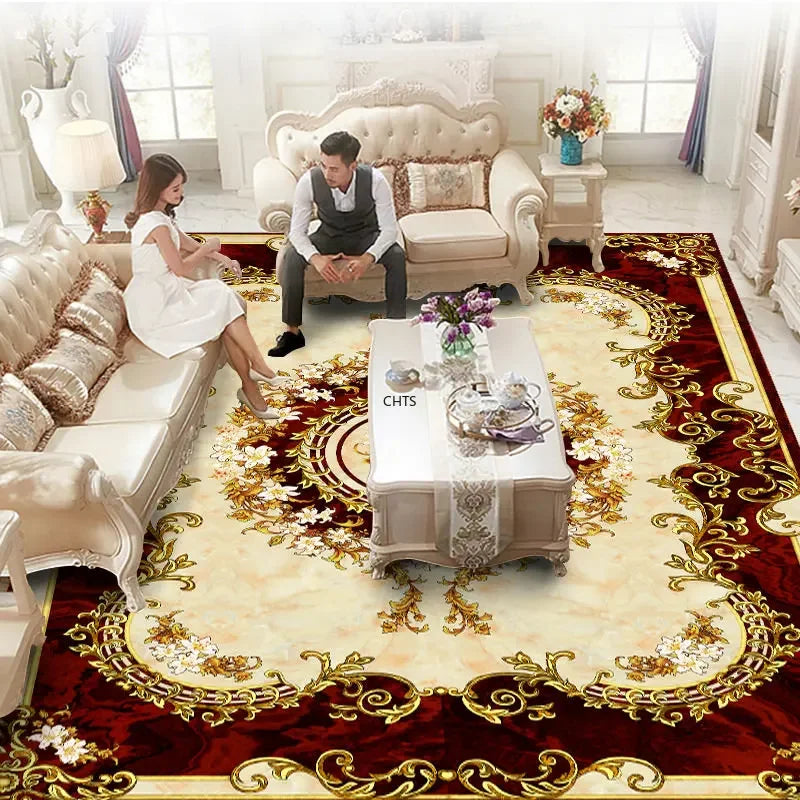 European Living Room Carpet Rugs for Bedroom